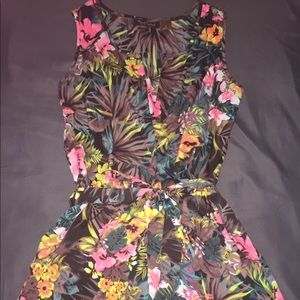 Colorful Floral Romper✨